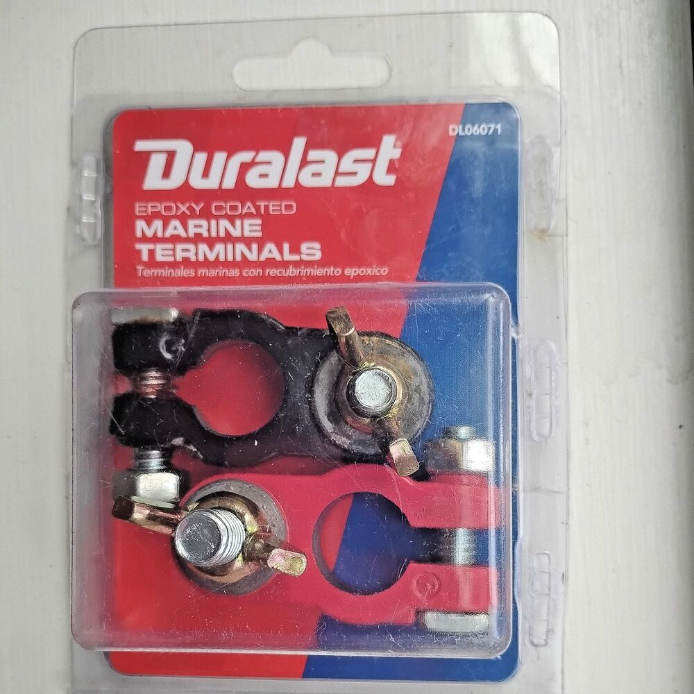Duralast Battery Terminals Set Color Coded Positive Negative DL06067 New